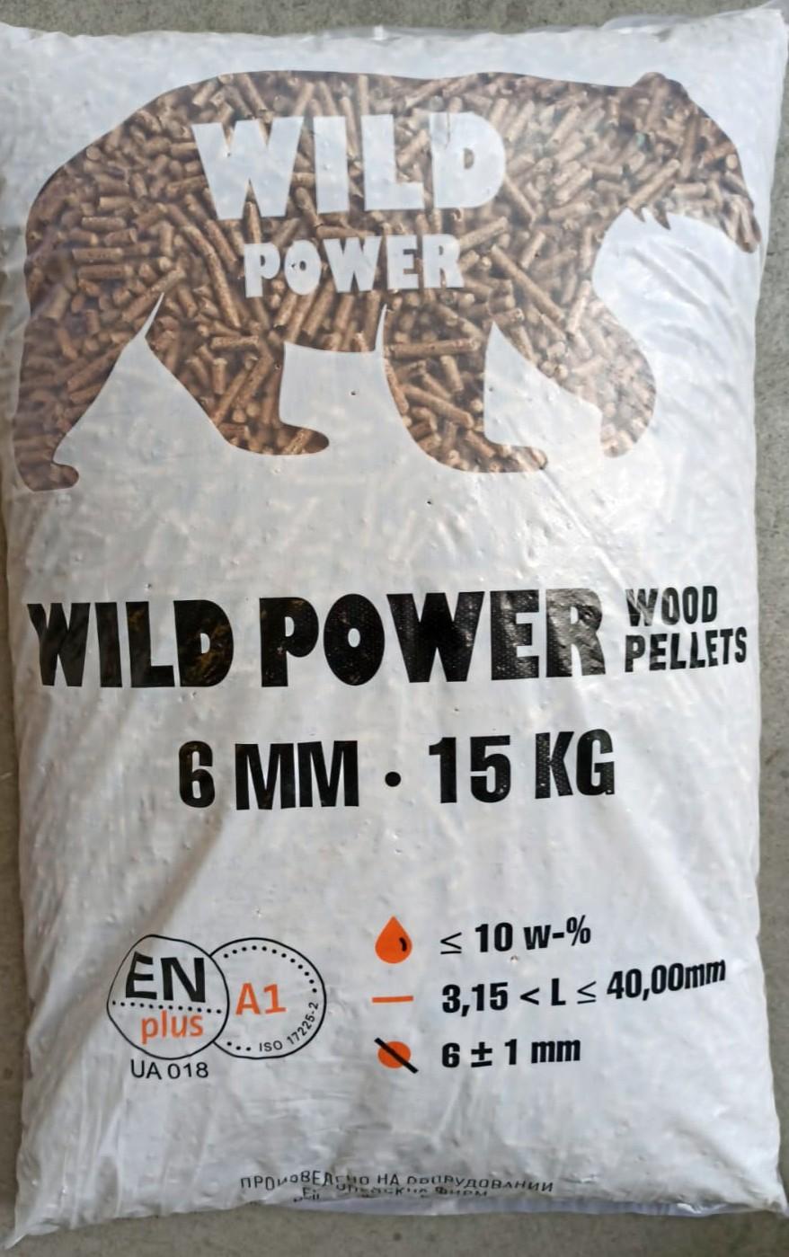 PELLET WILD POWER - certificato ENplusA1 - bilico
